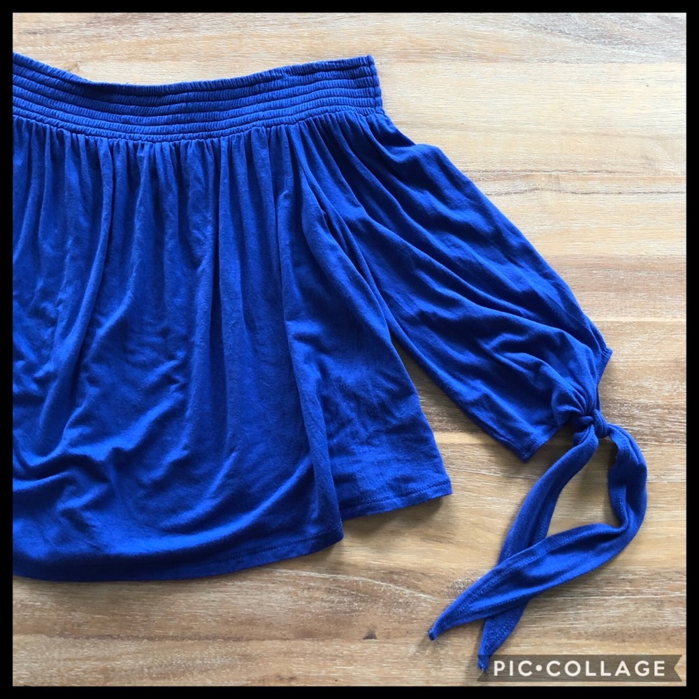 gianni bini off the shoulder top